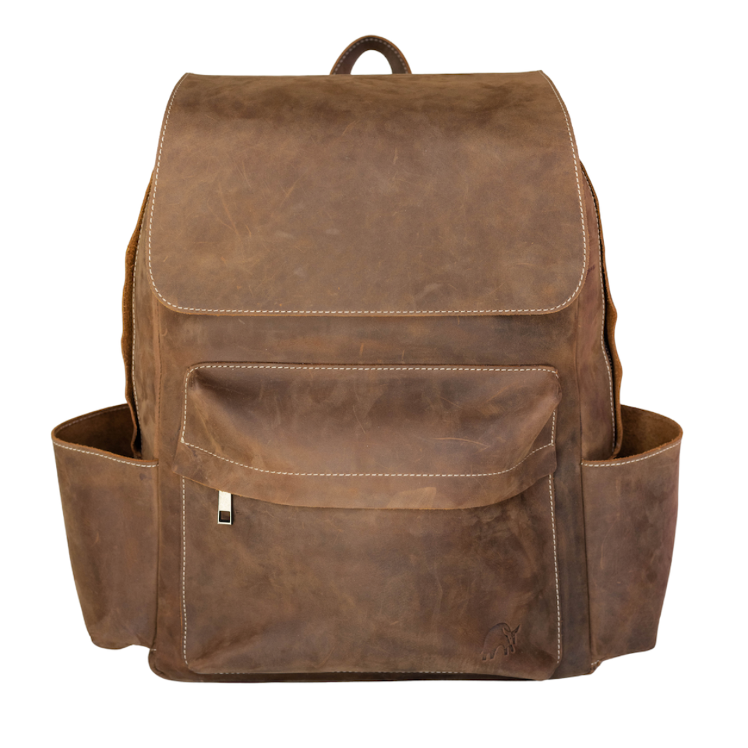Leather Rugged Backpack - Terra by Bullstrap