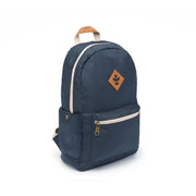 Navy Blue Nylon Smell Proof Water Resistant Backpack Bag