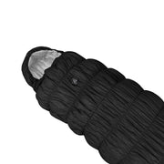 Goose Down Sleeping Bag Grey, lightweight, waterproof, 20D nylon, white goose down filling, versatile for outdoor adventures.